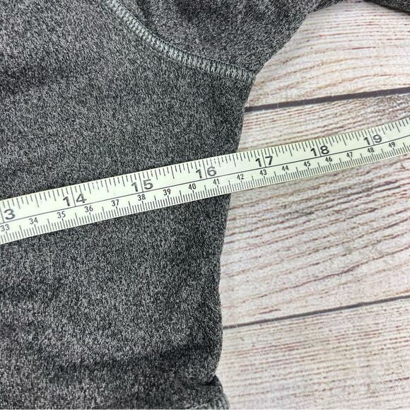 Ivivva Lululemon Girls Big Business Asymmetric Wrap Jacket Size 12 Gray Fleece - Picture 13 of 14